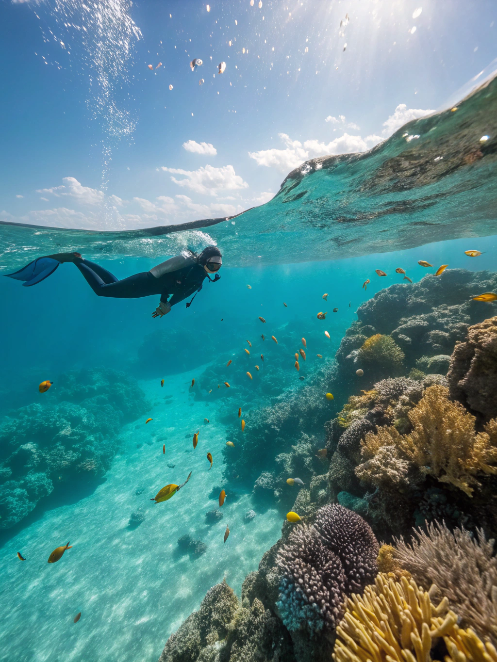 Coral garden exploration