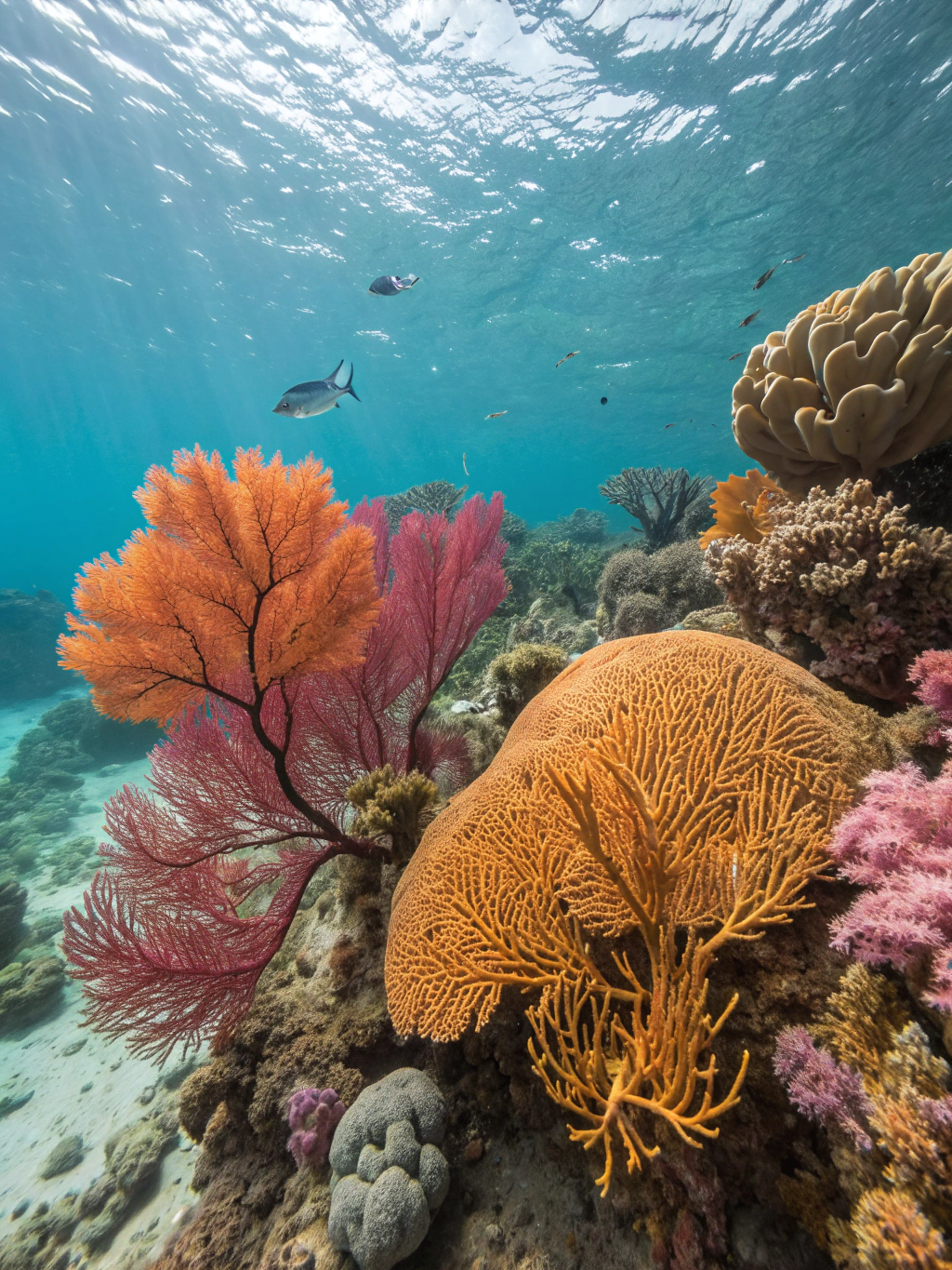 Coral reef snorkeling