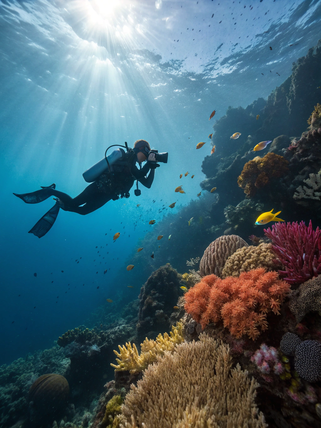 Marine life snorkel